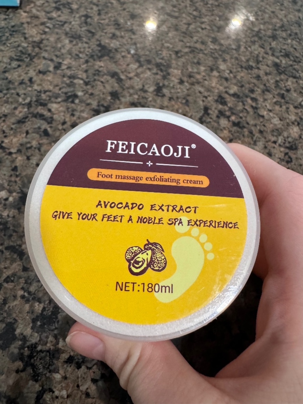 Foot Massage Exfoliating Cream
